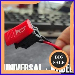 accessories 260. TOMBOL KLAKSON MERAH KABEL universal saklar semua motor variasi 1F3BZ3
