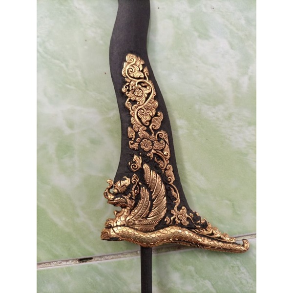 keris nogo manglar kinatah sepuh emas
