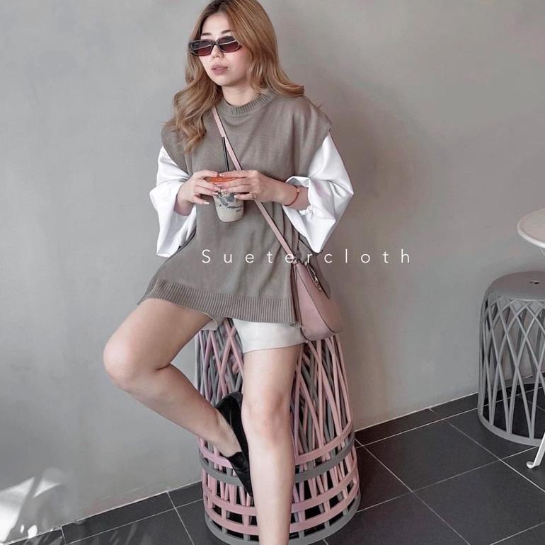 TERLARIS Soya Vest Knit Premium / Vest Knit Wanita Premium / Knit Vest / Rompi Rajut