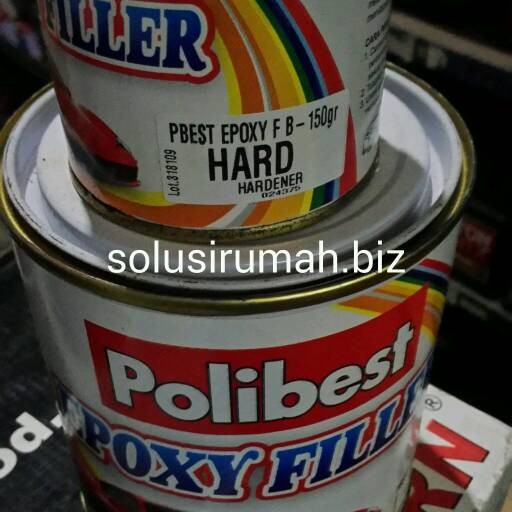 epoxy filler 1kg + hardener 2 komponen random merk nippe 2000 propan