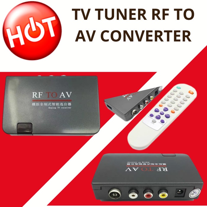 Best Seller Tv Tuner Rf To Av Rca / Tv Tuner Analog Rca / Tv Receiver / Rf To Av