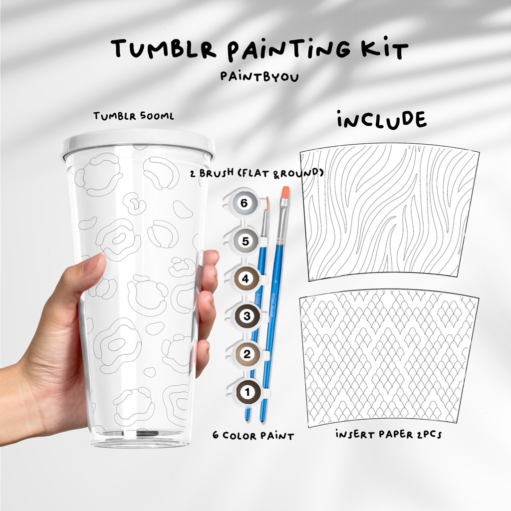 

Tumblr Painting Kit Animal Print Series