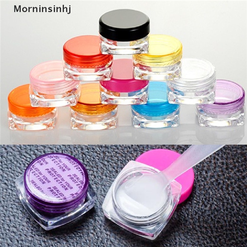 Mornin 3g 5g Kosmetik Kosong Jar Pot Eyeshadow Makeup Krim Wajah Lip Balm Wadah Kotak id