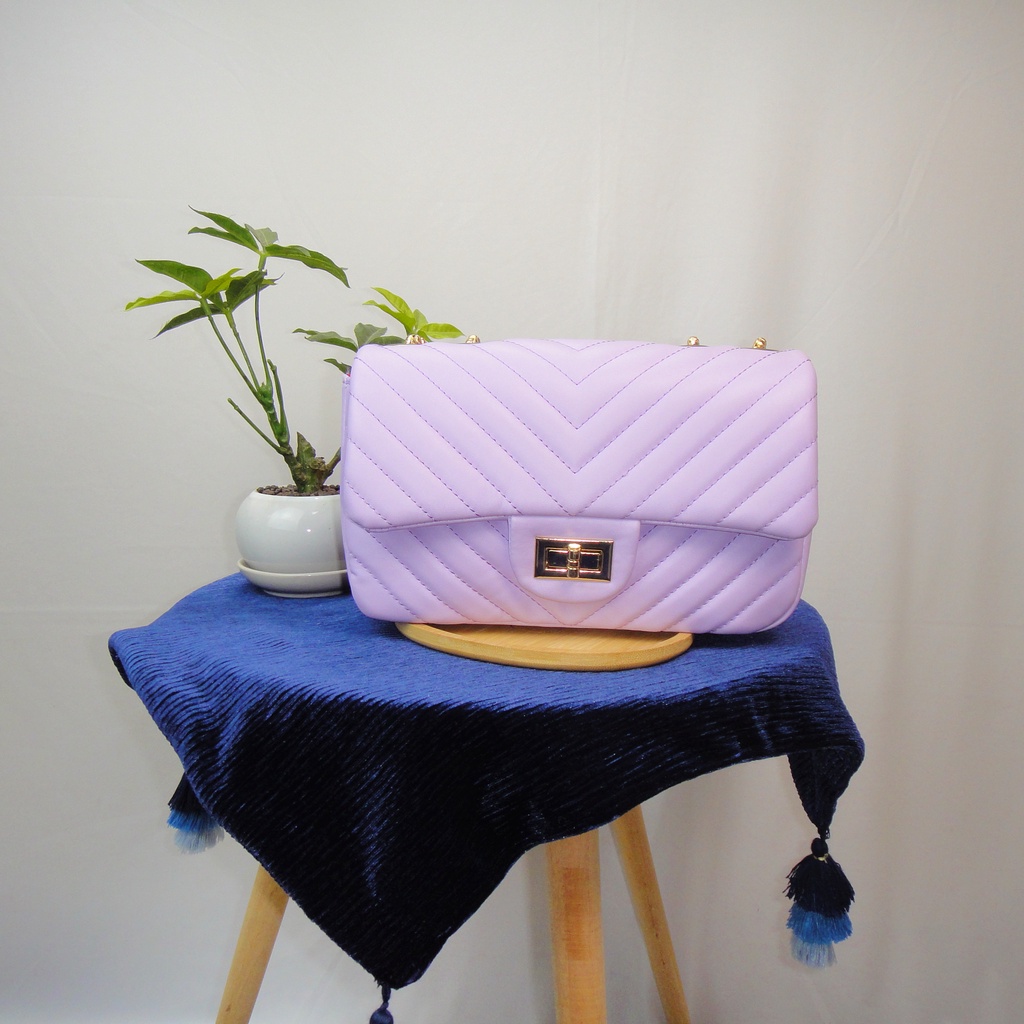 Tas Selempang Wanita Import Quilted Sling Bag Tas Tangan Bermerek Tas wanita tas selempang kotak tas premium liar fashion tas slempang wanita terbaru