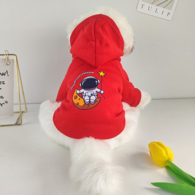 Baju Gambar Astronot Peliharaan sweater Kucing Dan Anjing