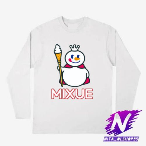 kaos anak lengan panjang mixue