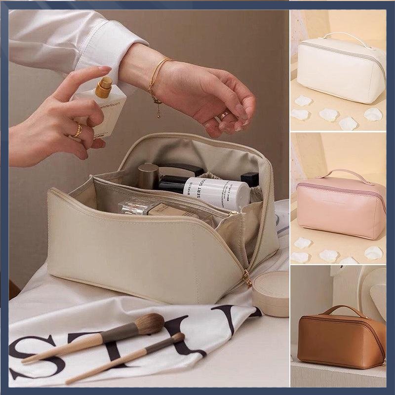 【COD】Tas Kosmetik/PU Make Up Bag/Tas Kantong Kosmetik Tas Penyimpanan/Tas Kosmetik Wanita/Tas Kosmetik Tahan Air