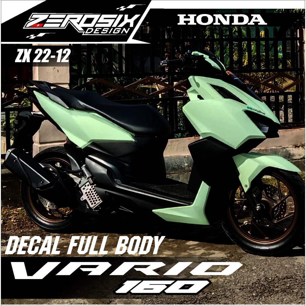Decal Sticker POLOS VARIO NEW 160 2022 Fullbody - Stiker SKOTLET ALL NEW VARIO 160 Variasi Motor Ter