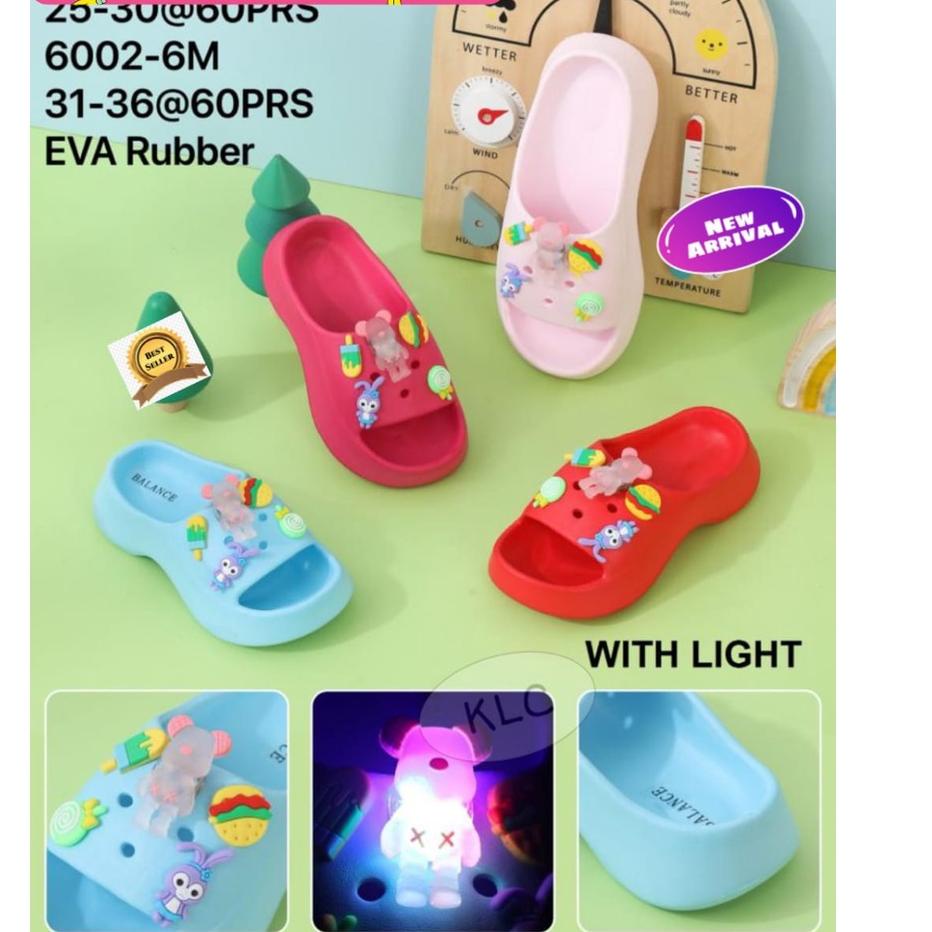 ✤ sandal eva rubber fuji anak perempuan full aksesoris ❈