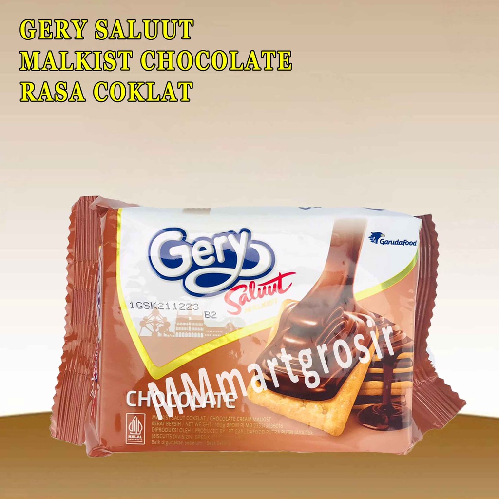 Gery saluut / Chocolate / Malkis salut cokelat / 100g