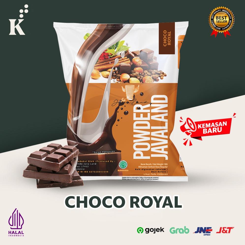 

SHOPEE MALL Bubuk Minuman Bubble Powder Drink Choco Royal ORIGINAL Javaland 1kg Satu-satunya