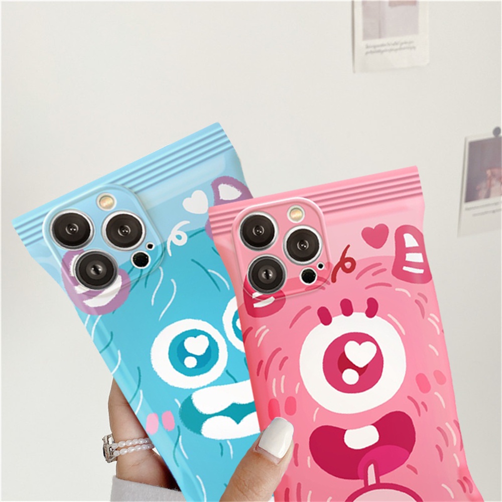 Casing Lucu Redmi Note11 Pro Note11S 10C Note10 5G 10A 9C 9A 10 9T 10s Note9 Note8 Poco X3 NFC M3 Kartun Boneka Monster Kecil TPU Soft Cover