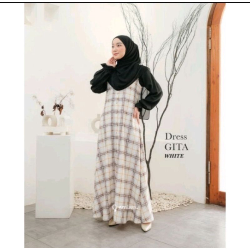 GITA DRESS GREENISM (GAMIS ONLY)
