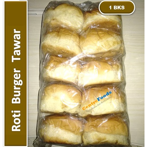 

Roti Burger Tawar - Polos | Isi 10 Pcs [ Harga Per BKS ]