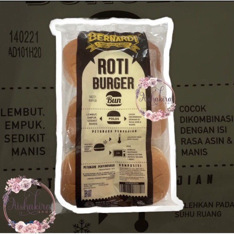 Roti burger bernardi | Roti hotdog Bernardi