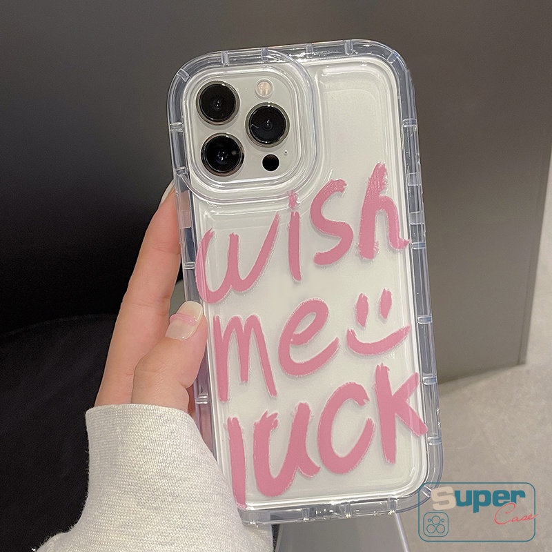 Case Huruf Alfabet Pink Hitam Simple Untuk Realme C53 C15 C55 C20 C25 C25Y C25s C30 C17 7I 9I 5 6i 5i 5s C12 C21Y C33 C35 C11 C20A C3 C1 C2 Smiley Airbag Bening Soft TPU Case