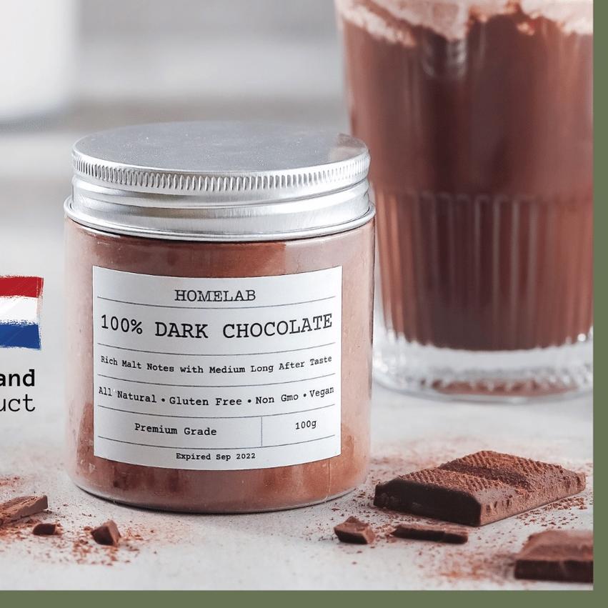 

Terbaru |KBM|Homelab 100% Dark Chocolate Powder / Bubuk Coklat Asli Premium 100G