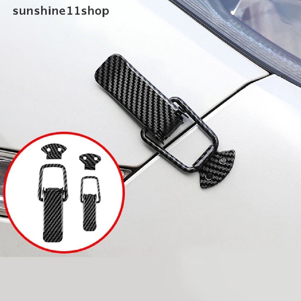 Sho 2Pcs Klip Pengikat Pengait Pengaman Universal Lock Clip Kit Pengait Pelepas Bumper N