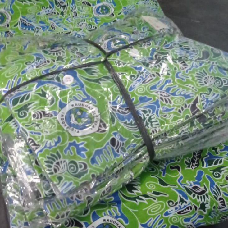 Ready Update baju batik raudhatul athfal