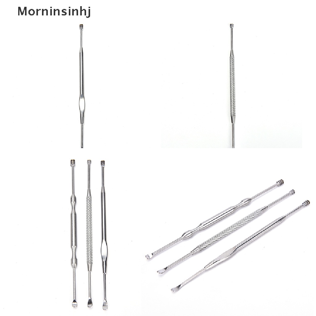 Mornin Stainless Steel Earpick Wax Remover Curette Cleaner Alat Perawatan Kesehatan Ear Pick id