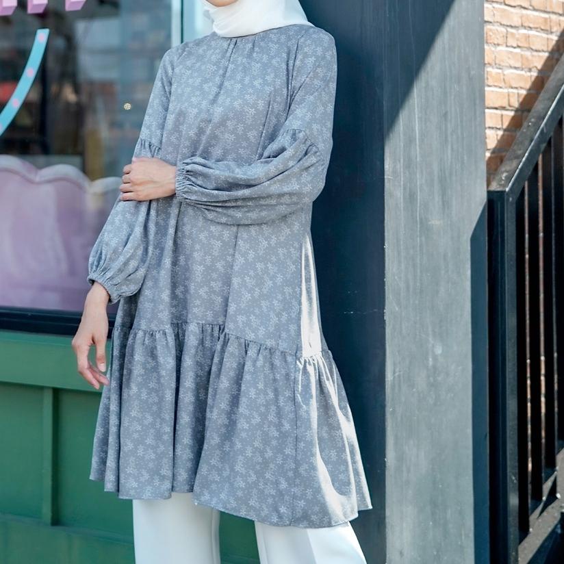 ♦ Nobby - Qiyya 2 Tunik Motif Floral Premium ➳