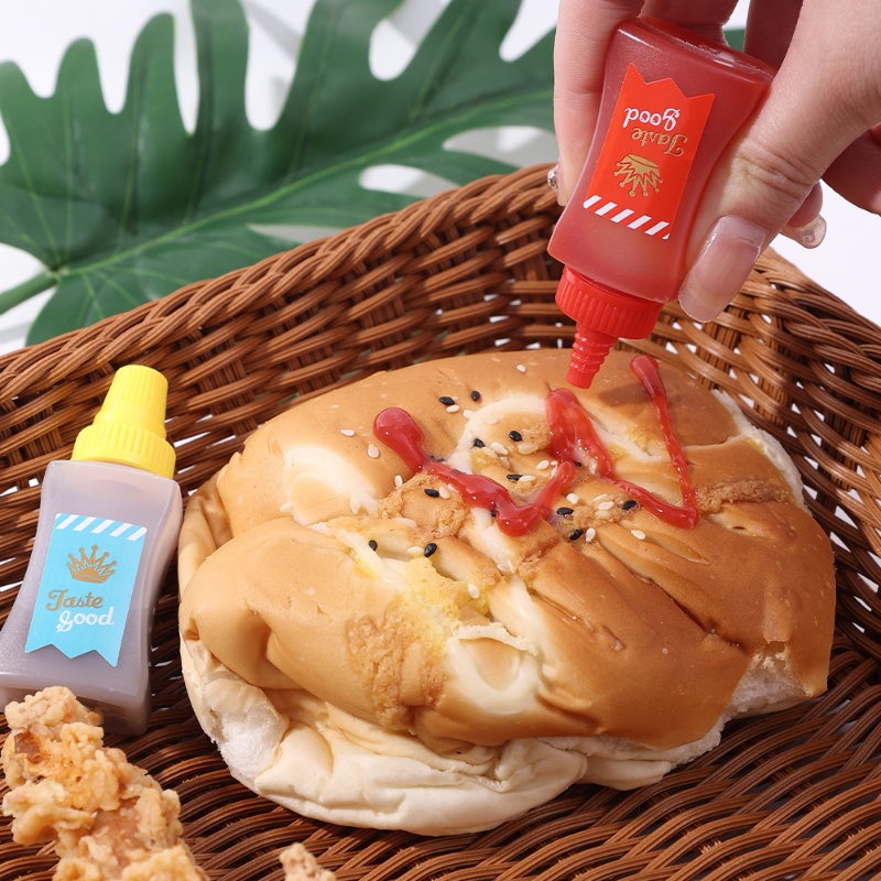 2pcs Kualitas Tinggi Botol Bumbu Mini Botol Selai Kecap Portabel Salad Squeeze Jar Untuk Kotak Makan Siang Penyimpanan Dapur Aksesoris