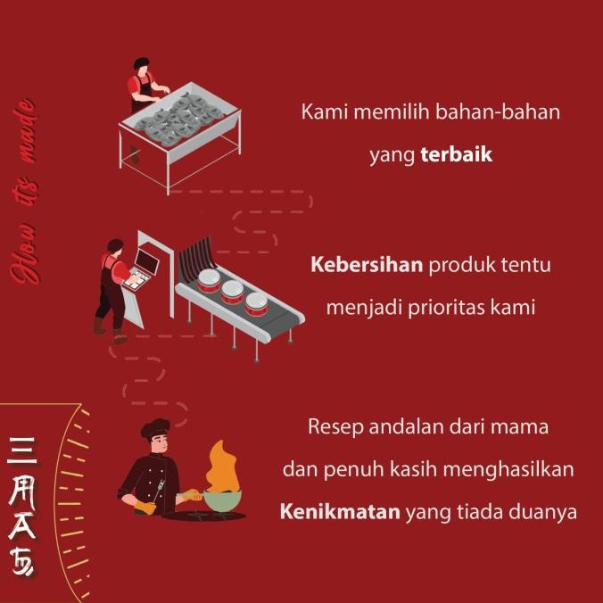 

Cakalang Tigamas Premium / Sambal Ikan Cakalang Suir 3mas - 200 gram