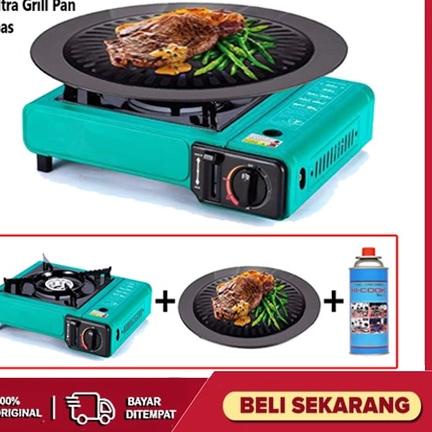 ♕ Kompor Portable Kompor Gas Portable 2 Fungsi /kompor portabel 2in1/kompor gunung/kompor gas portab