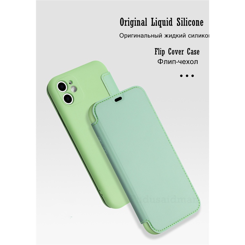 IPHONE Deluxe Premium Paket Lengkap Flip Liquid Support Casing Handphone Untuk Iphone14 13 12 11 Pro Max X XS Max Xr7 8 Plus Penutup Belakang Anti Jatuh, Shockproof Dan Anti Selip