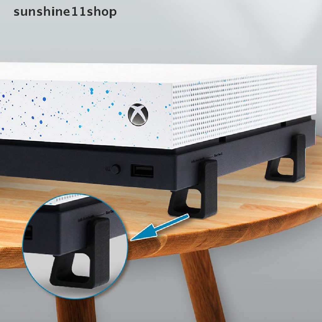 Sho 4pcs Versi Horizontal Peninggi Badan Untuk Xbox One/S/X Konsol Game Cooling Stand Untuk Aksesoris Game Xbox One N