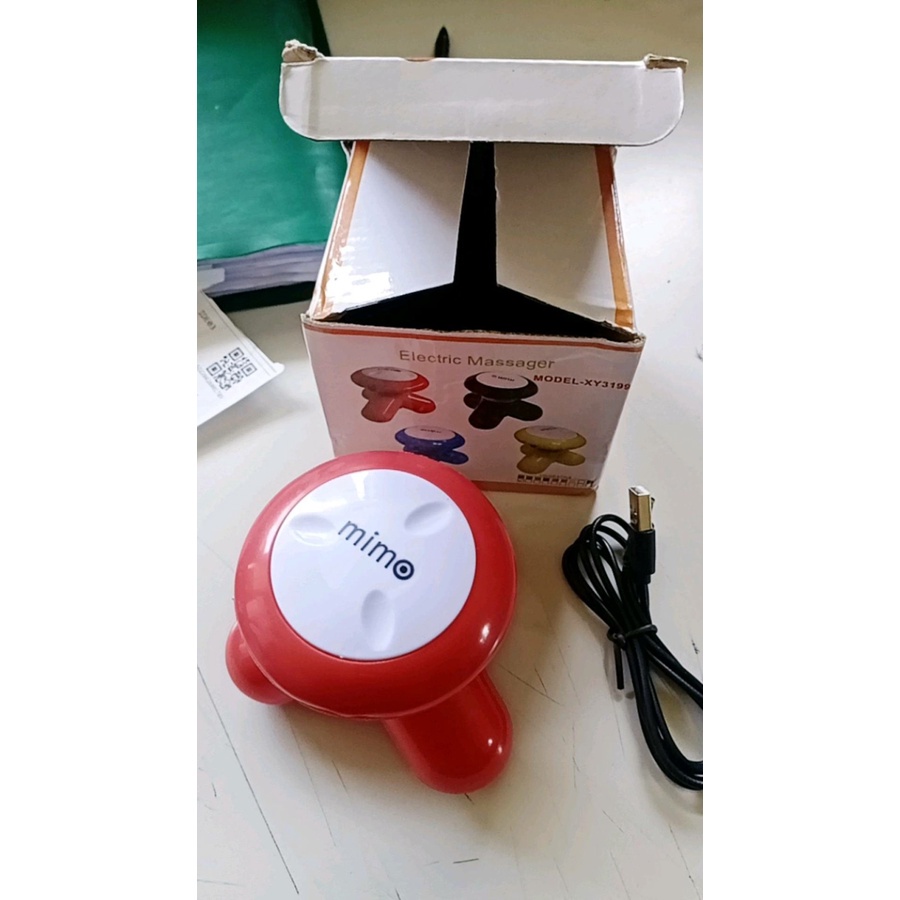 Mimo Massager - Alat Pijat Mini Praktis &amp; Portable Urut Kepala Leher Bahu