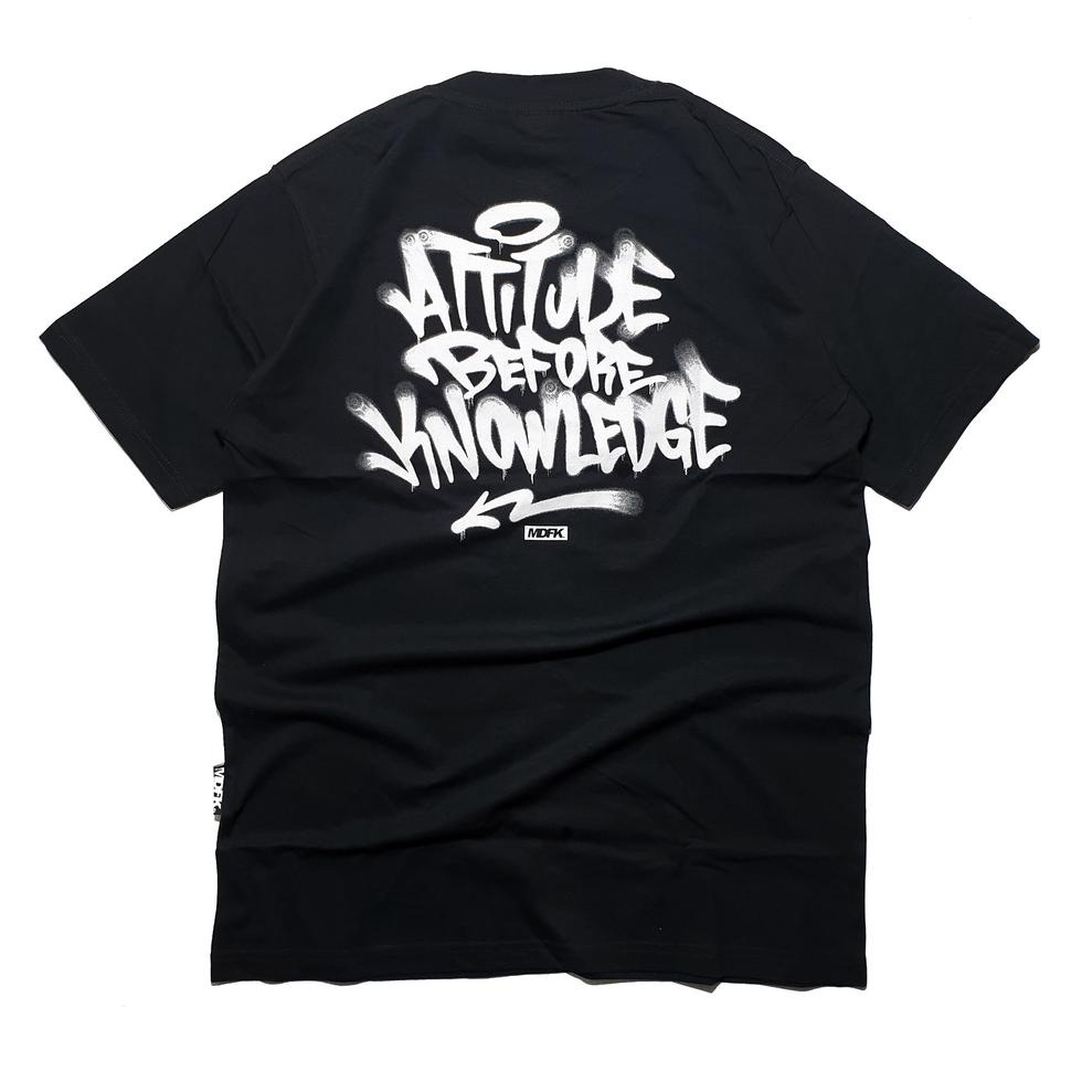 STOK TERBATAS MDFK Attitude Graffiti T shirt (Black)