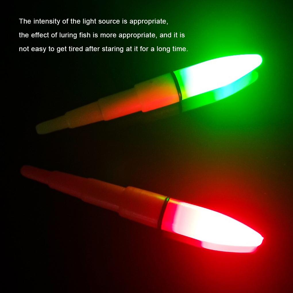Huit 3 Pcs Memancing Cahaya Listrik Warna Tinggi Terang Lure Lamp Tools Mengapung Luminous Perangkat Menarik Tackle