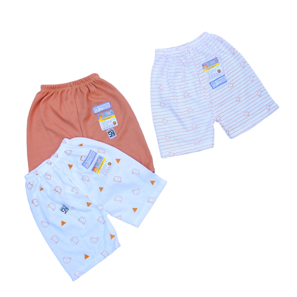 (CLN002) ISI 3 PCS Celana Pendek Bayi