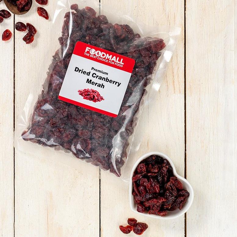 

➢ Dried Cranberry / Buah Cranberry Kering / Cemilan Kranberi 250 Gr ♝