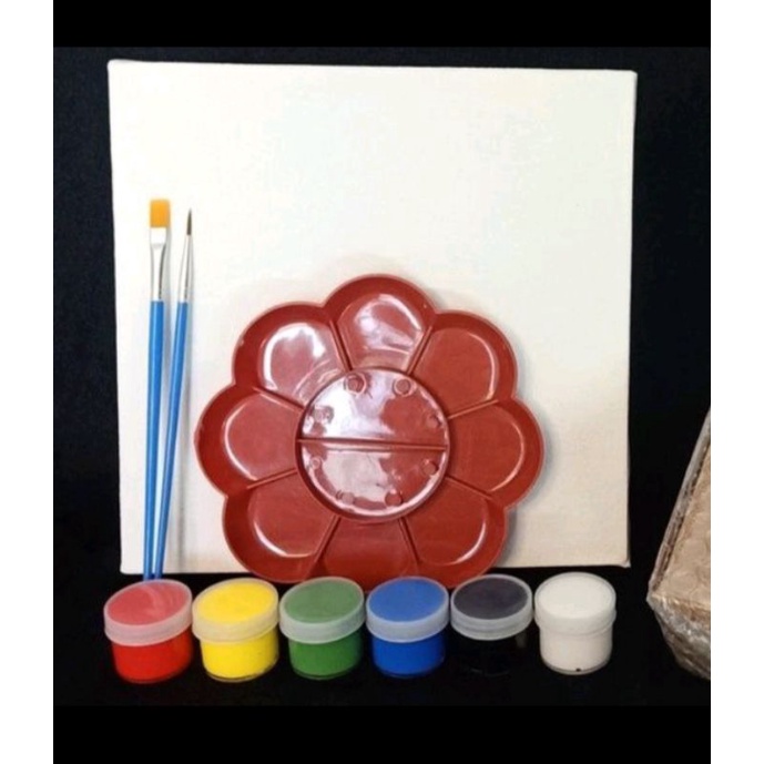 

0Paket Alat Lukis Anak Lengkap 1 Set Peralatan Melukis Kuas Cat Air