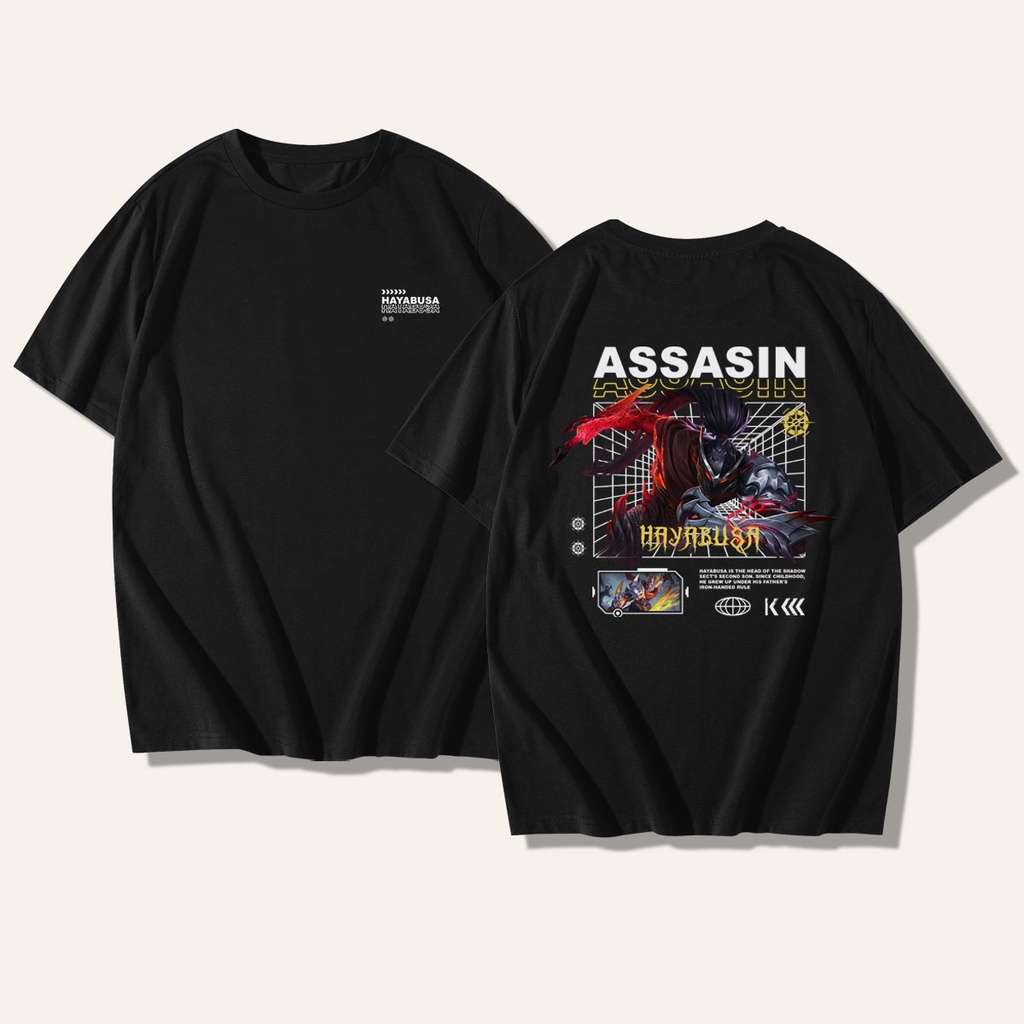 Custom Kaos Mobie Legends Role Assasin Kaos Distro Gaming MLBB