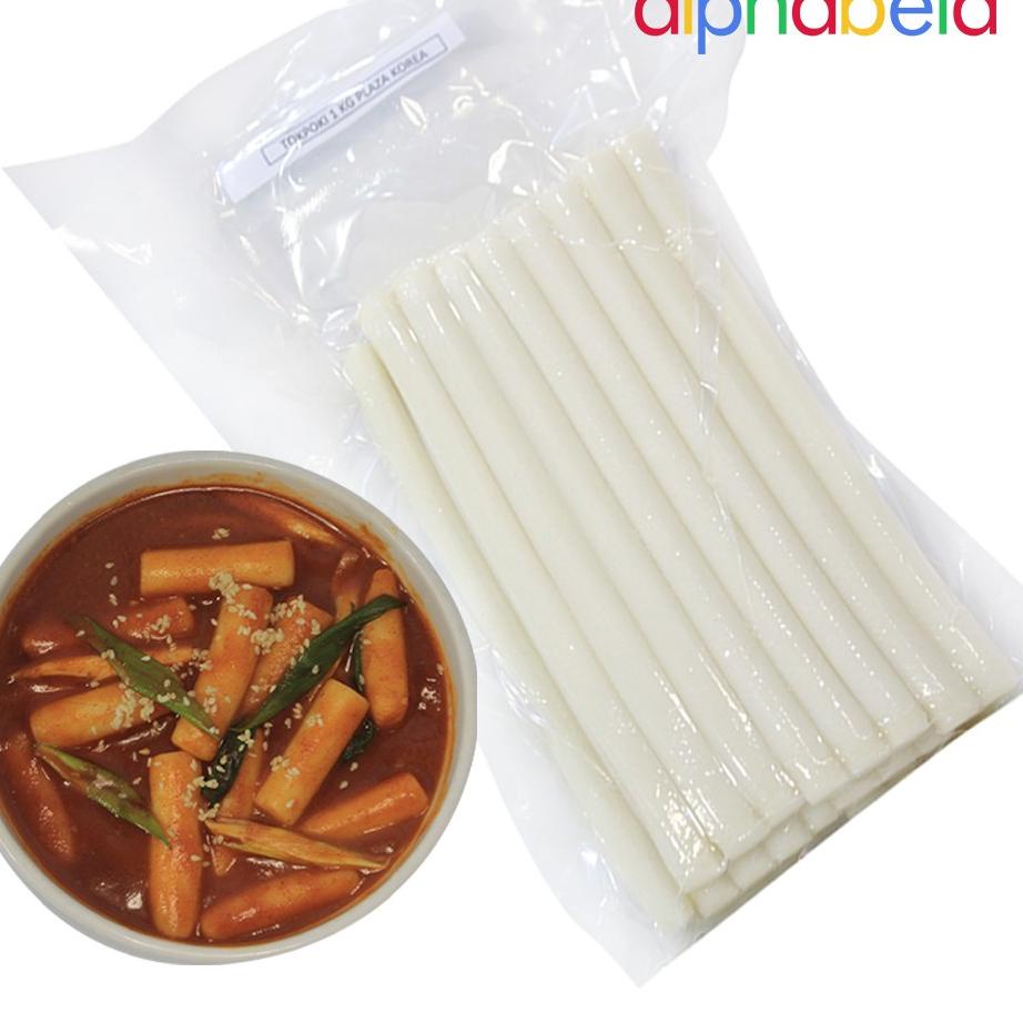 

☉ TTEOKBOKKI ONLY PLAZA KOREA 1 KG - KOREAN RICE CAKE TTEOK TOKPOKI TOPOKKI TOPPOKI KUE BERAS KOREA ➲
