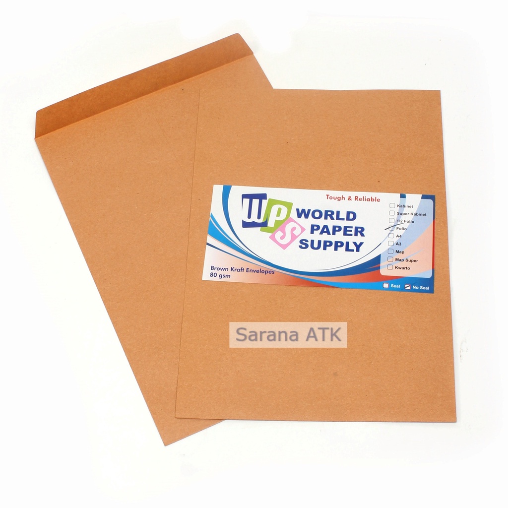 

InJO WPS - Amplop Coklat Ukuran Folio - Pack