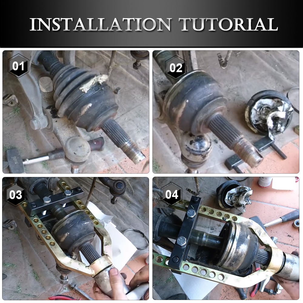 【9 Lubang】Adjustable Pemisah Sangkar/Alat Buat Melepas CV Joint/Alat Lepas CV Joint