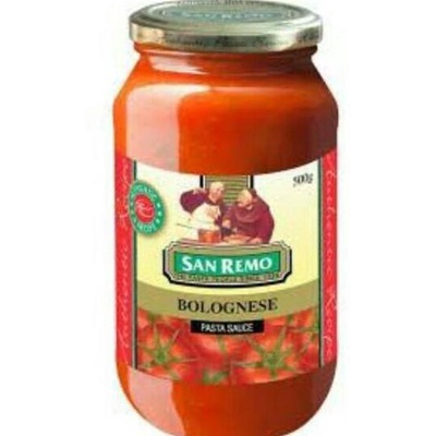 

Pasta Sauce Bolognese San Remo TERLARIS