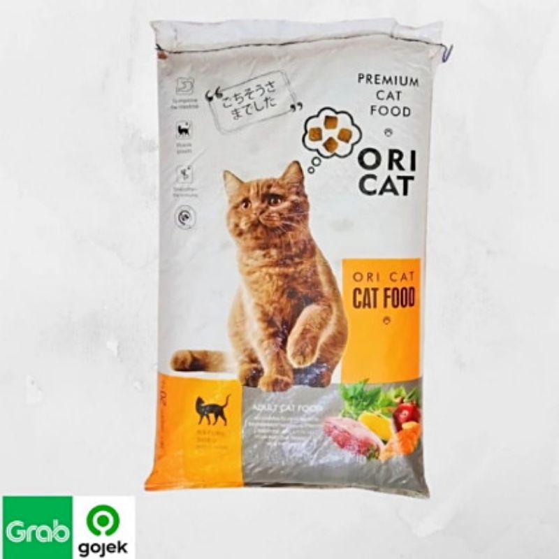 Gojek Makanan Kucing Oricat / Ori Cat Adult (Dewasa) 20kg 20 kg Kotak/Ikan