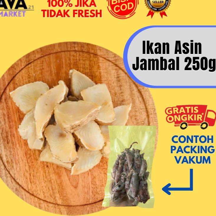 

Free Ongkir/ Ikan Asin Jambal Roti SUPER Full Daging 250 500 Gram