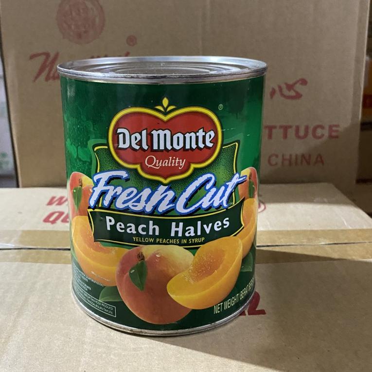

♤ Delmonte Peach Halves 825 gr ➾