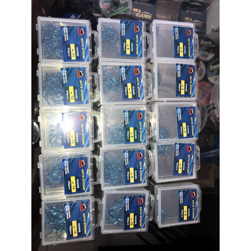 kail kotak pancing SWAN AKITA KITSUNE 1030RB BIRU