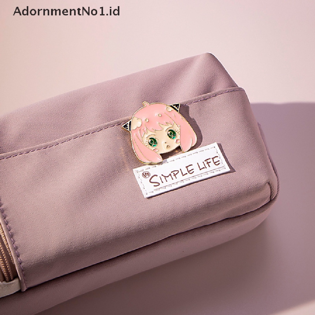 [AdornmentNo1] Terbaru Logam Enamel Pin Bros Senja Yor Forger Anya Forger Lucu Kepala Lapel Pin Lencana Aksesoris Perhiasan Anime [ID]