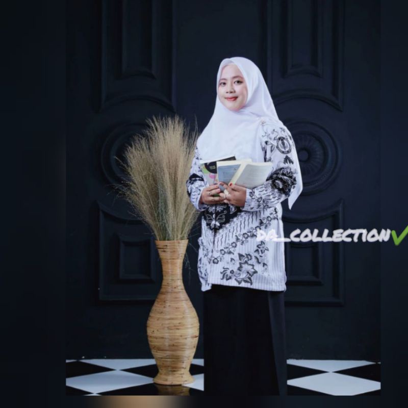 BATIK PGRI WANITA SUPER JUMBO||BATIK PGRI WANITA JUMBO BESAR||SERAGAM PGRI JUMBO