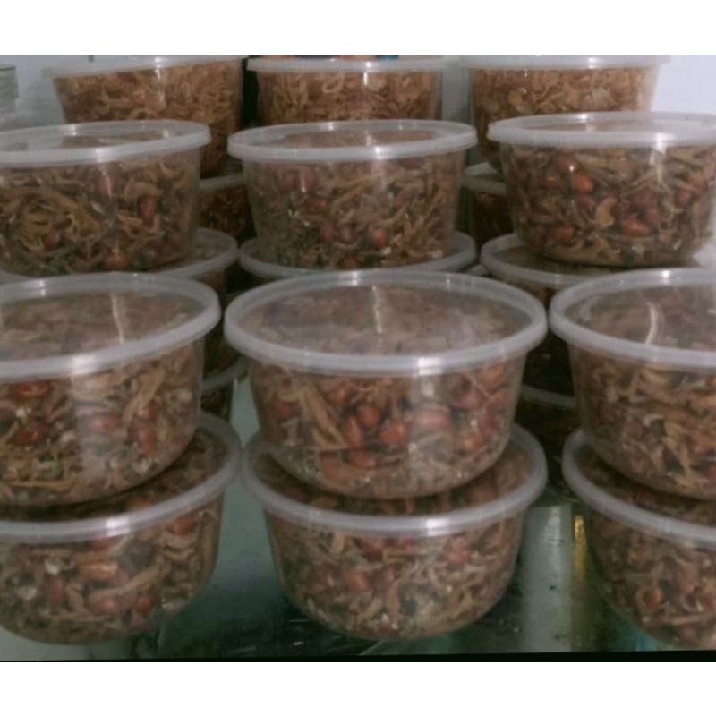 

teri kacang bawang home made
