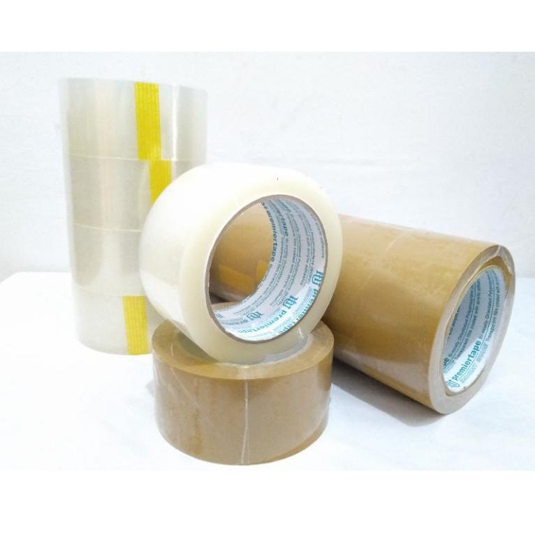 

W96 Lakban Plakban Isolasi Premier Tape by Nachi Tape 2 inch 48mm 100yard Bening Coklat Asli Termurah GRATIS ONGKIR ...