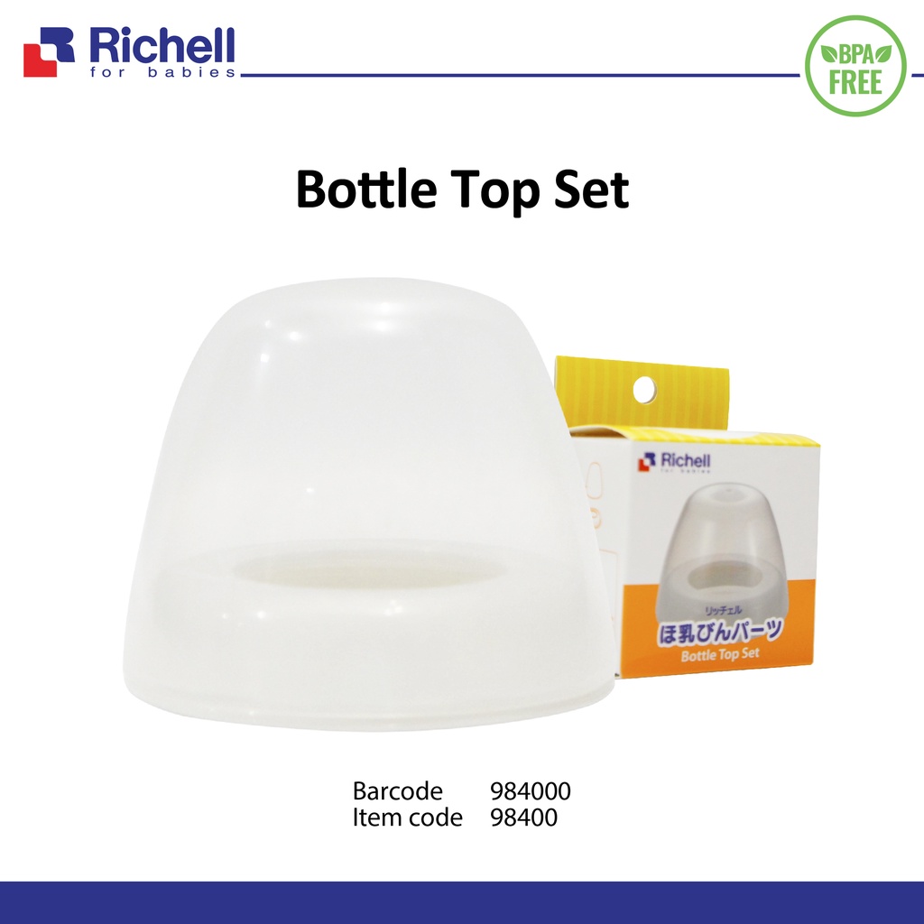 RICHELL BOTTHEL TOP SET / 98400 / TUTUP BOTOL BAYI / TUTUP BOTOL SUSU / TUTUP BOTOL PENGGANTI